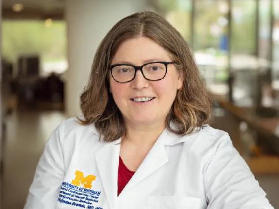 portrait of Marion Hofmann, MD, PhD