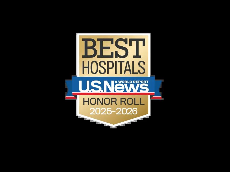 US News and World Report 2025 to 2026 Honor Roll badge