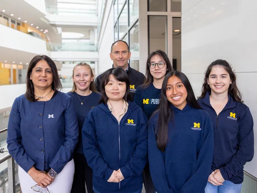 Geriatrics Dr. Mody's lab team photo