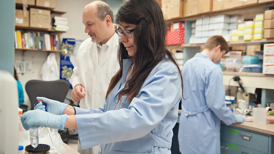 Doctors in a lab