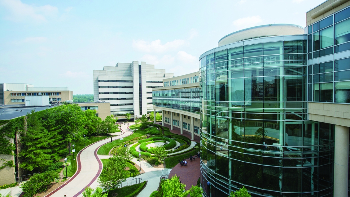 outdoor photo of the Frankel Cardiovascular Center on the medical campus