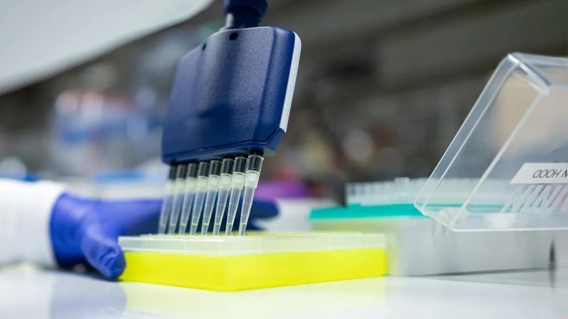 close up of Illumina Beadarray Genotyping equipment
