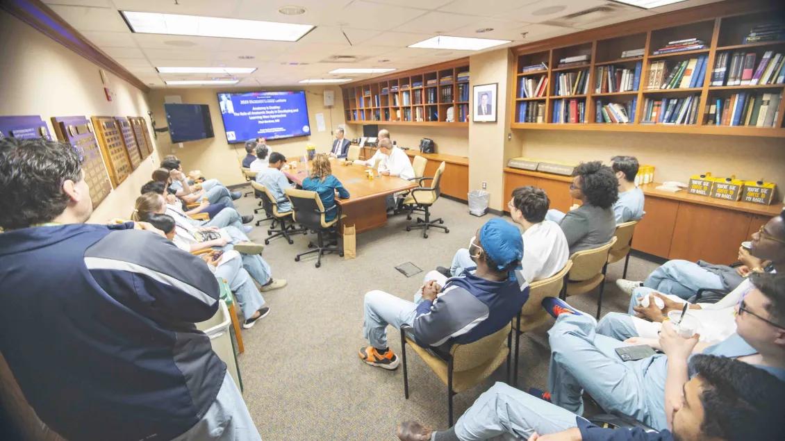 neurosurgery education lecture and demonstration