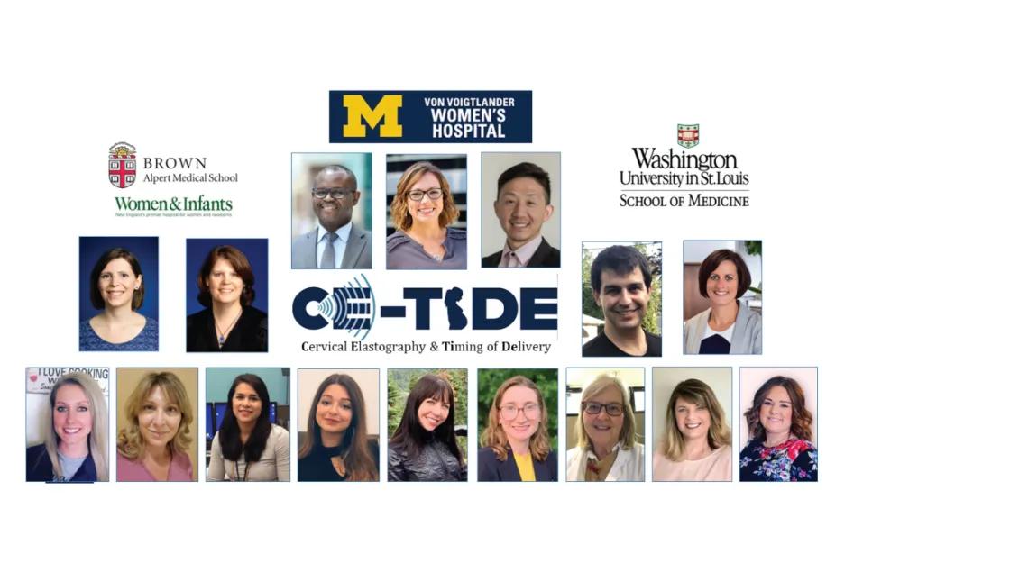 CE-TIDE Proposal Cover with logos for U-M, Brown and Wash U