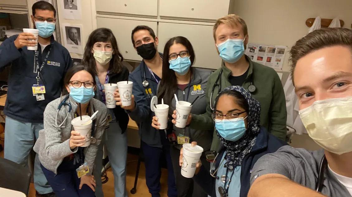 Internal Medicine learners pose for a photo