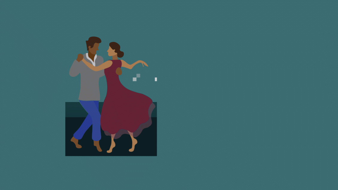 A couple dancing