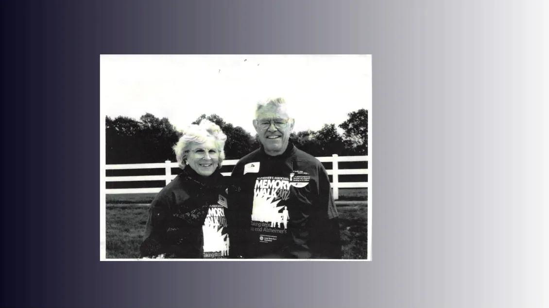 David with his wife at the Alzheimer’s Association Walk to End Alzheimer’s