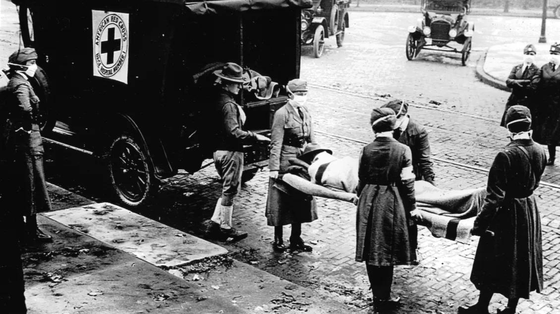 Center for History of Medicine an old photo of an ambulence