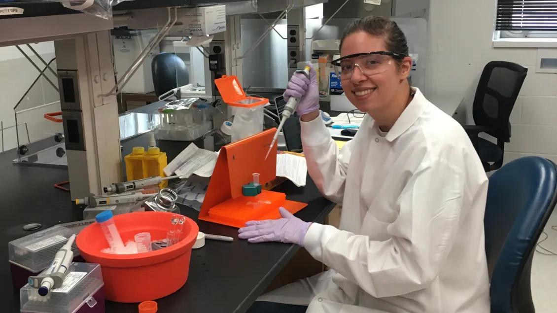 Christa Ventresca, PhD Student, investigates the mechanisms of gene regulation within complex diseases