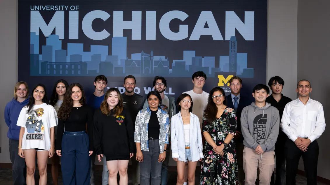 Michigan med group photo