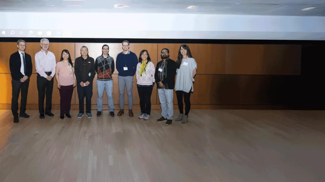 Group shot of skin biology symposium participants