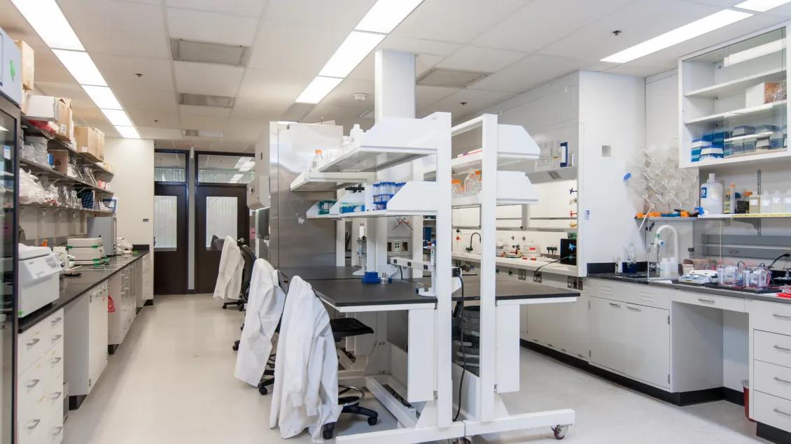 interior of research lab