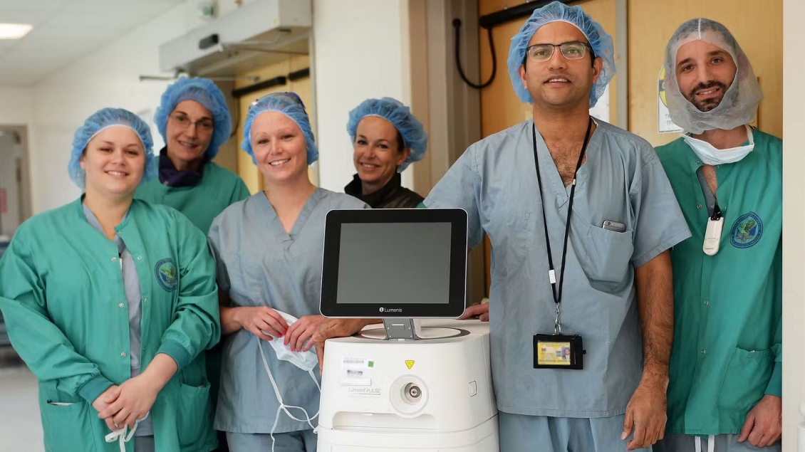 Urology VA Ann Arbor team in scrubs