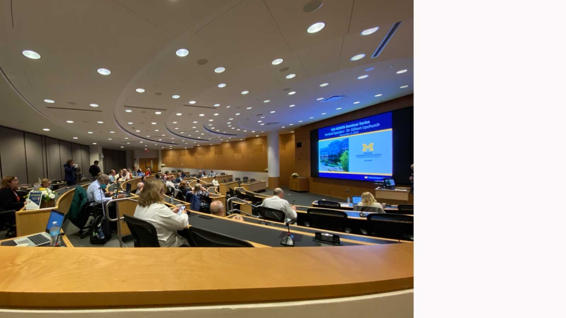 Audience view of Danto Seminar