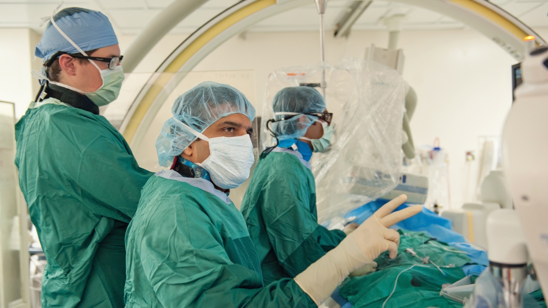neuroradiologists work in the OR