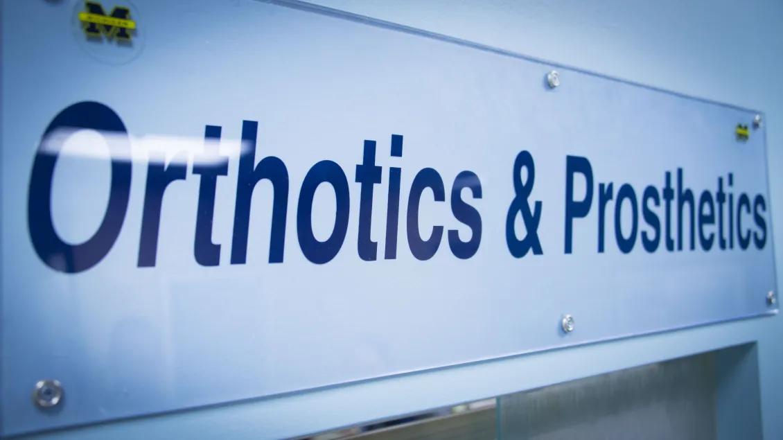 Orthotics and Prosthetics Sign