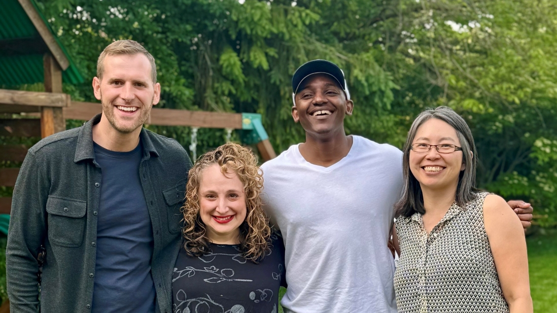 Celebrating graduation 2025 with the Addiction Psychiatry Fellowship Program: Andrew White MD, CL Psychiatry Fellow Graduate 2025, Amy Rosinski MD, Program Director of the CL Psychiatry Fellowship, Nwabi Makola MD, Addiction Psychiatry Fellow Graduate 2025, Allison Lin, MD, Program Director of the Addiction Psychiatry Fellowship.
