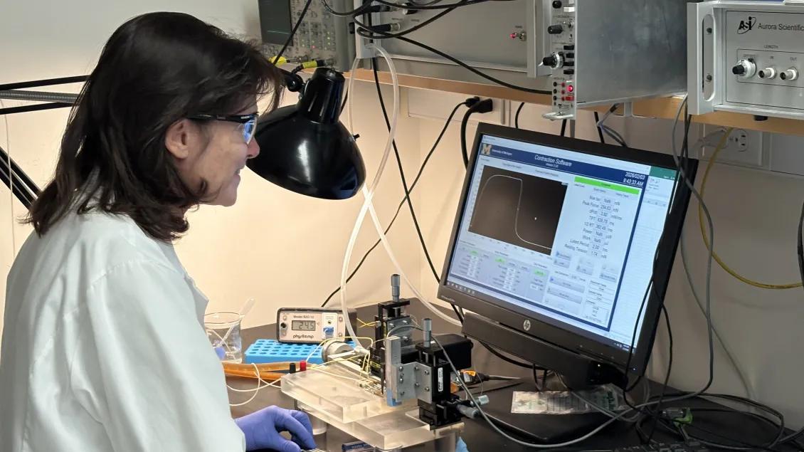 researcher working in a lab