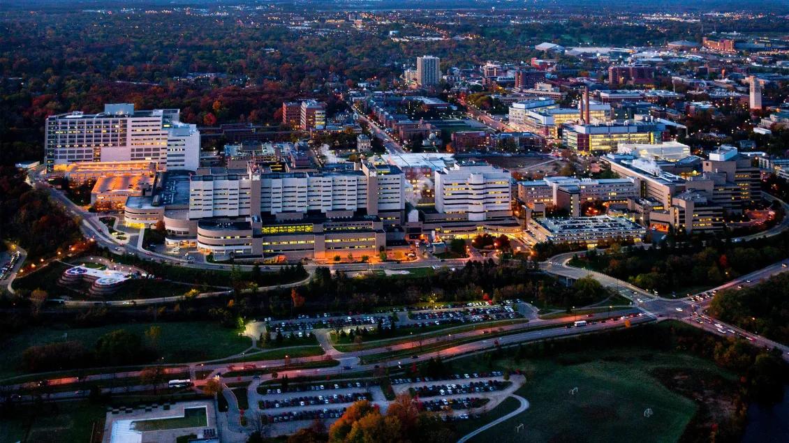 A photograph of the UM Medical Campus