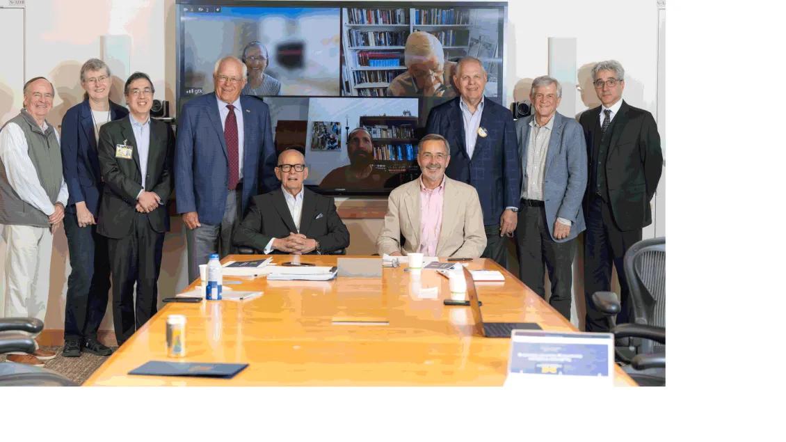 Taubman Institute Governing Council members pose in a group