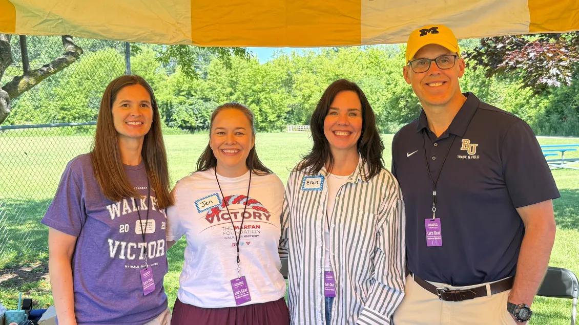 MI-AORTA team members at a community outreach event