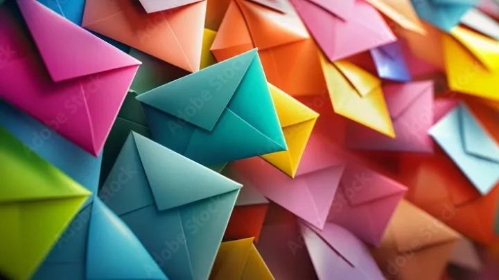 colorful envelopes
