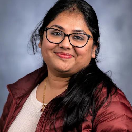 A photo of DCMB postdoc Lahiri Shayanki
