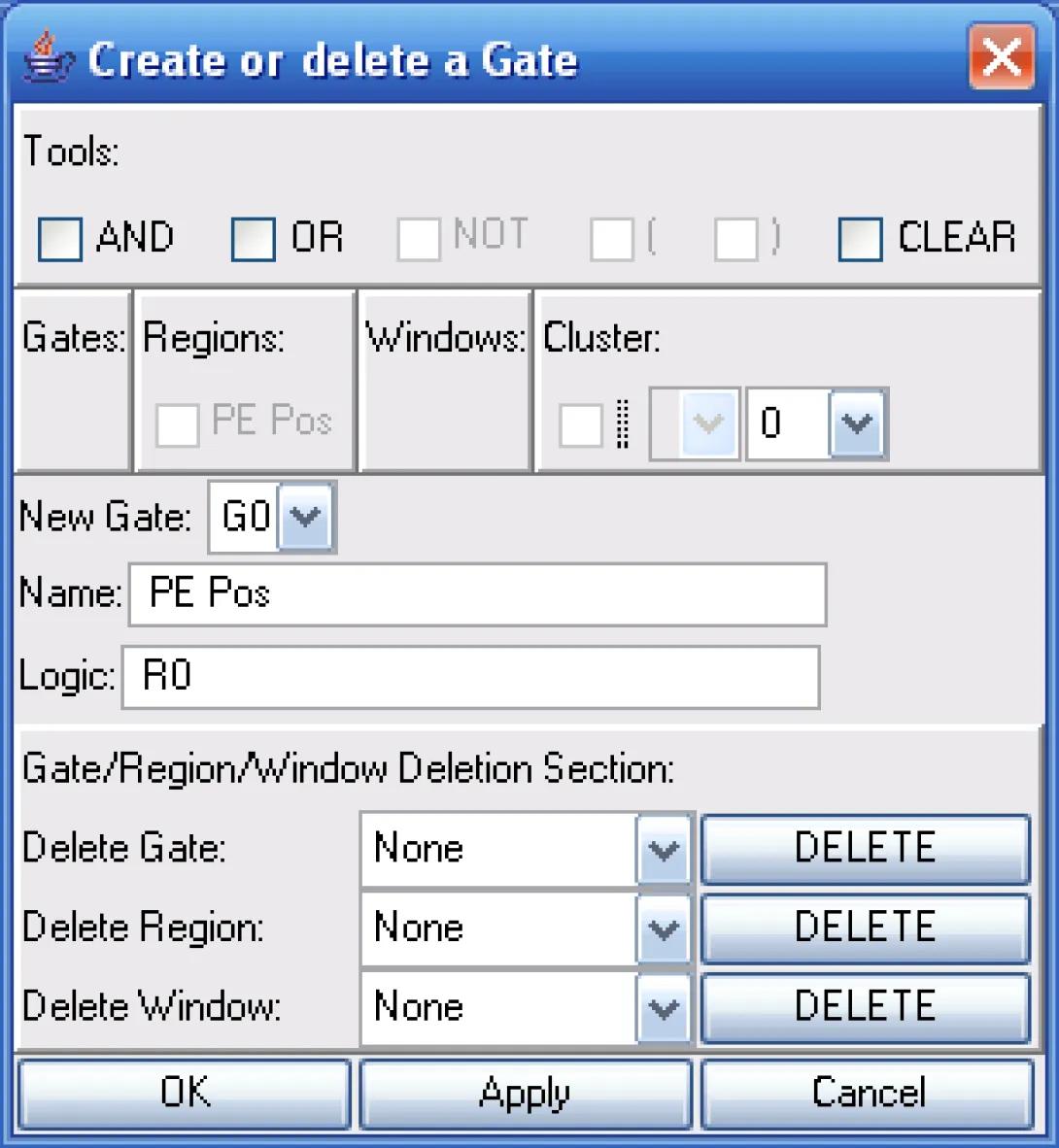 Flow Cytometry screen shot