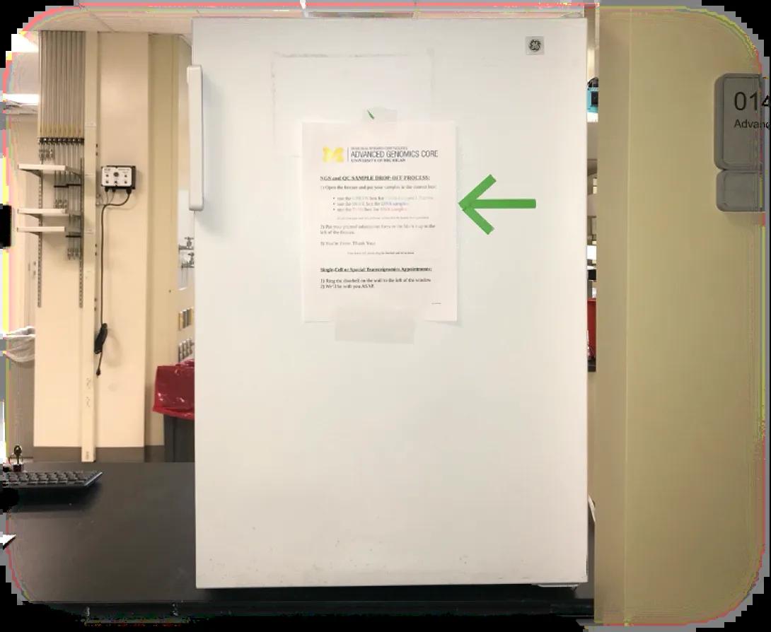 Sample Submission Freezer Instructions