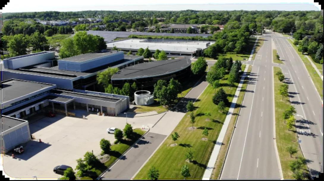 aerial photo of the NCRC Dock
