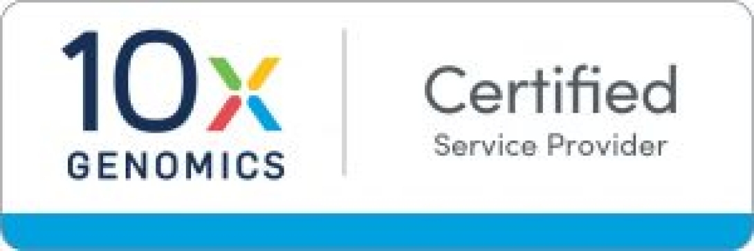 10x Genomics Logo (Certified Service Provider)
