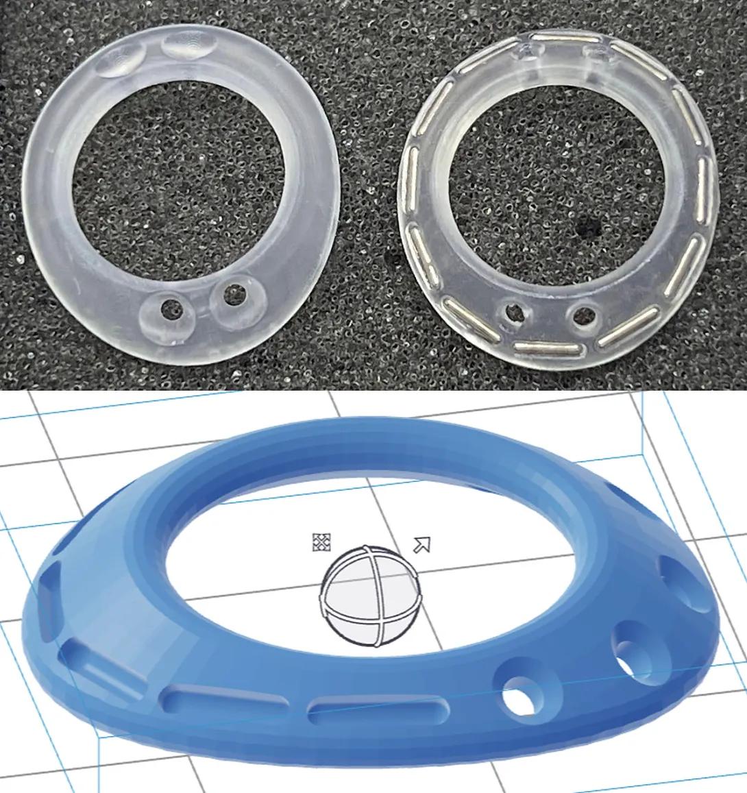 cad images of eye plaque conformers 