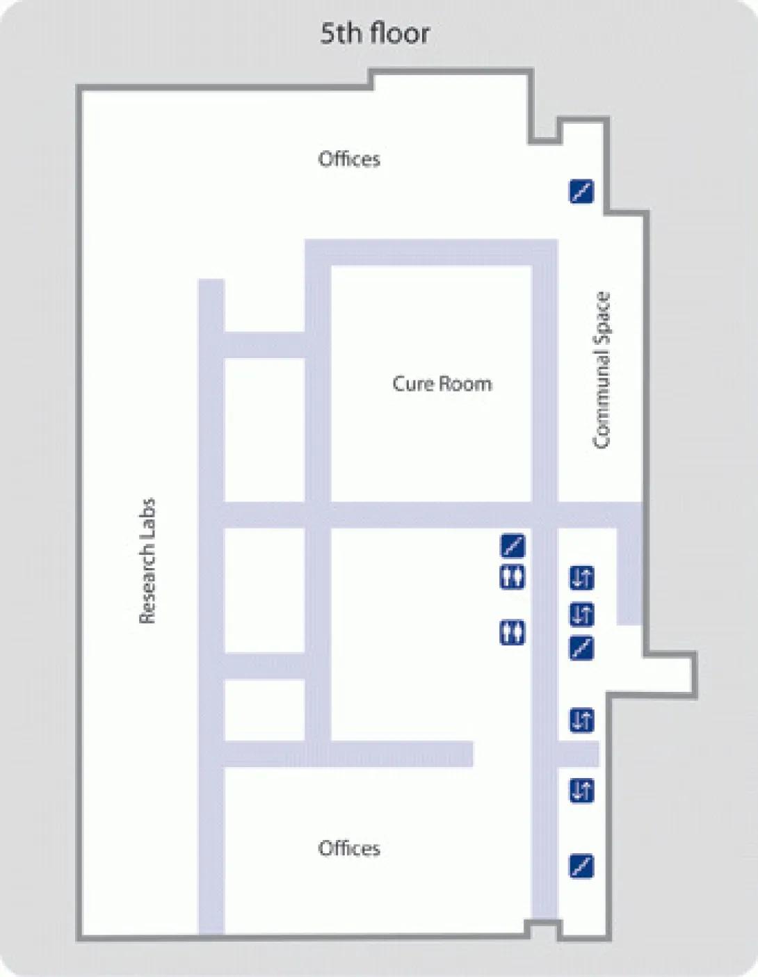 Floor5 layout, Brehm Center