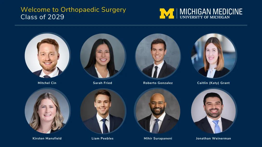 Orthopaedic Surgery Class of 2029
