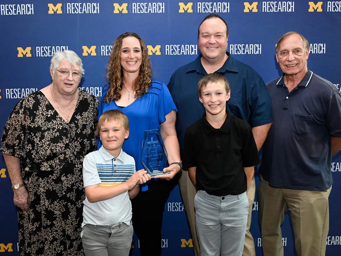 photo of Stacey Jacoby and her family