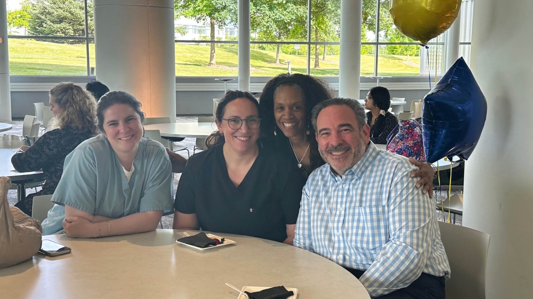 Drs. Sari Priesand, Elizabeth Tronstein, Sonja Hughbanks, and Gary Rothenberg