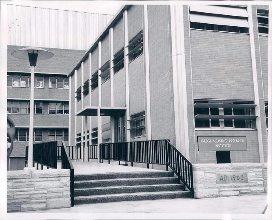 The original Kresge Hearing Research Institute building