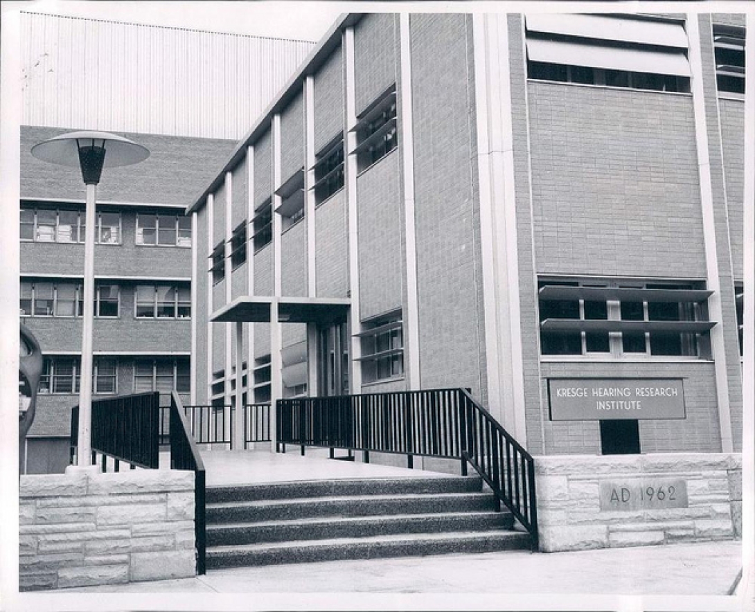 The original Kresge Hearing Research Institute building