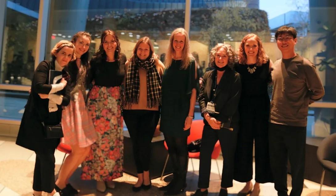 Dr. Kara Zivin and her team at the professorship installation for Dr. Zivin as the Marcia A. Valenstein, M.D., Collegiate Professor of Psychiatry, October 2022
