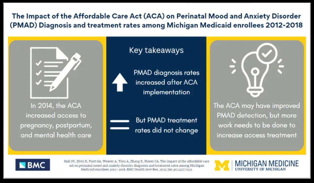 The impact of the affordable care act on perinatal mood and anxiety disorder diagnosis 
