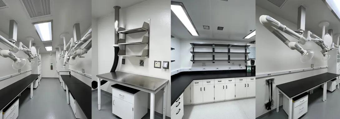 Multiple pictures of the BSRB facility