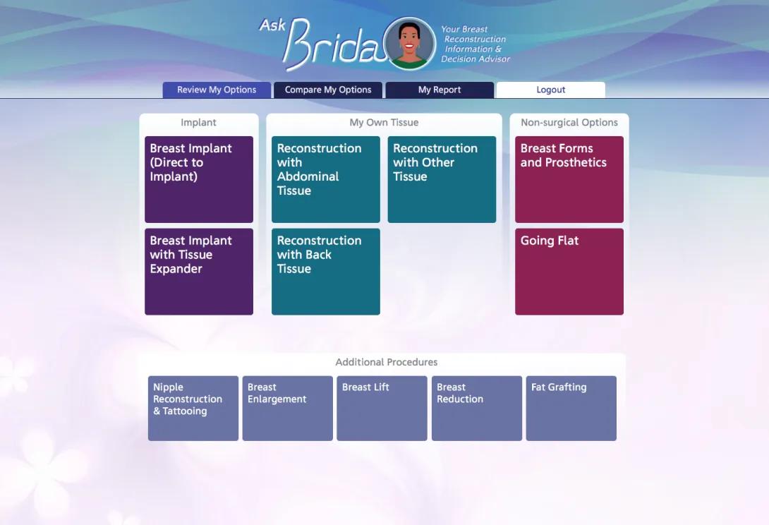 Brida Homepage image