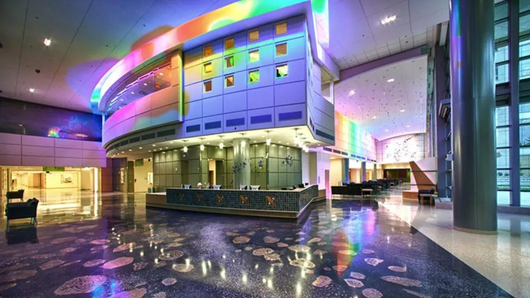C.S. Mott Children's Hospital lobby entrance