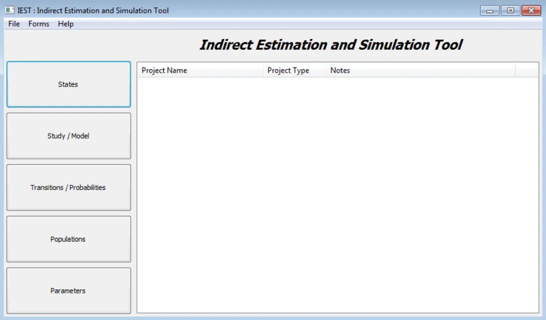 screenshot of scientific system