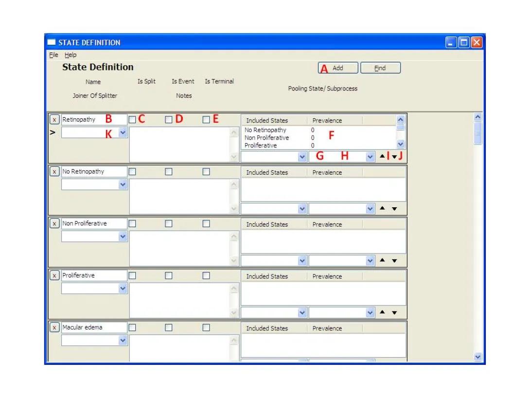 screenshot of model software