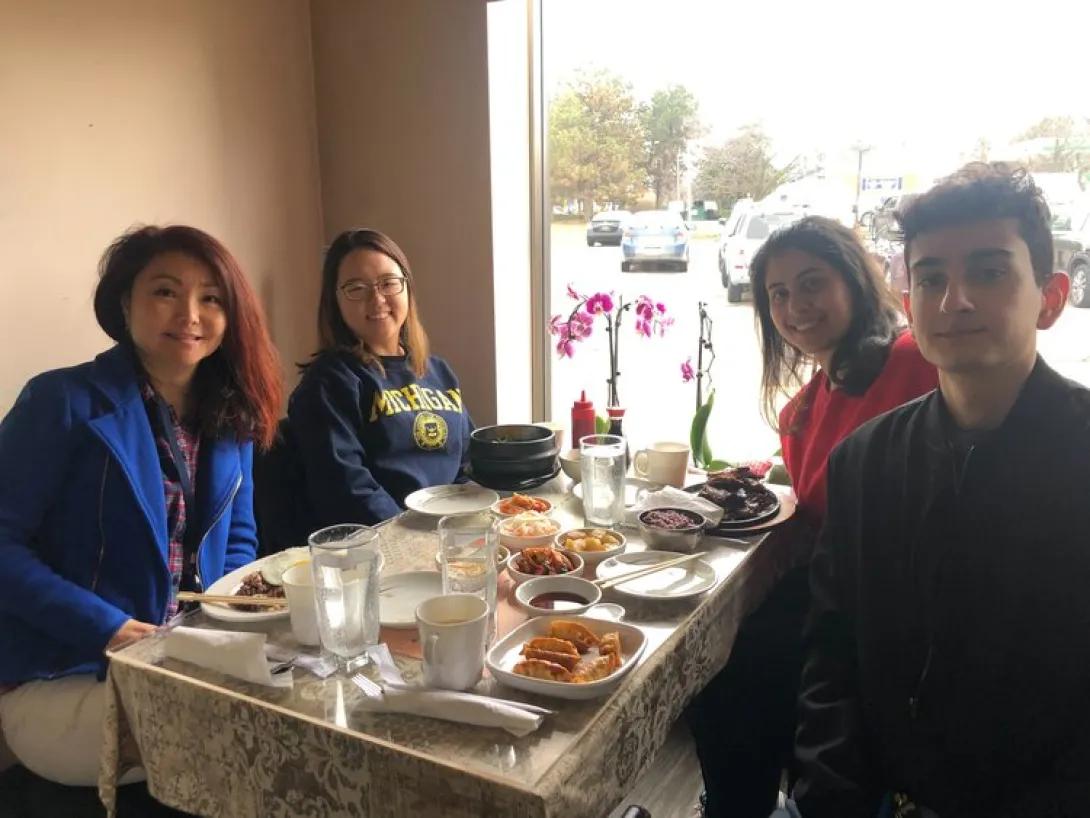 Dr. Shi with team members