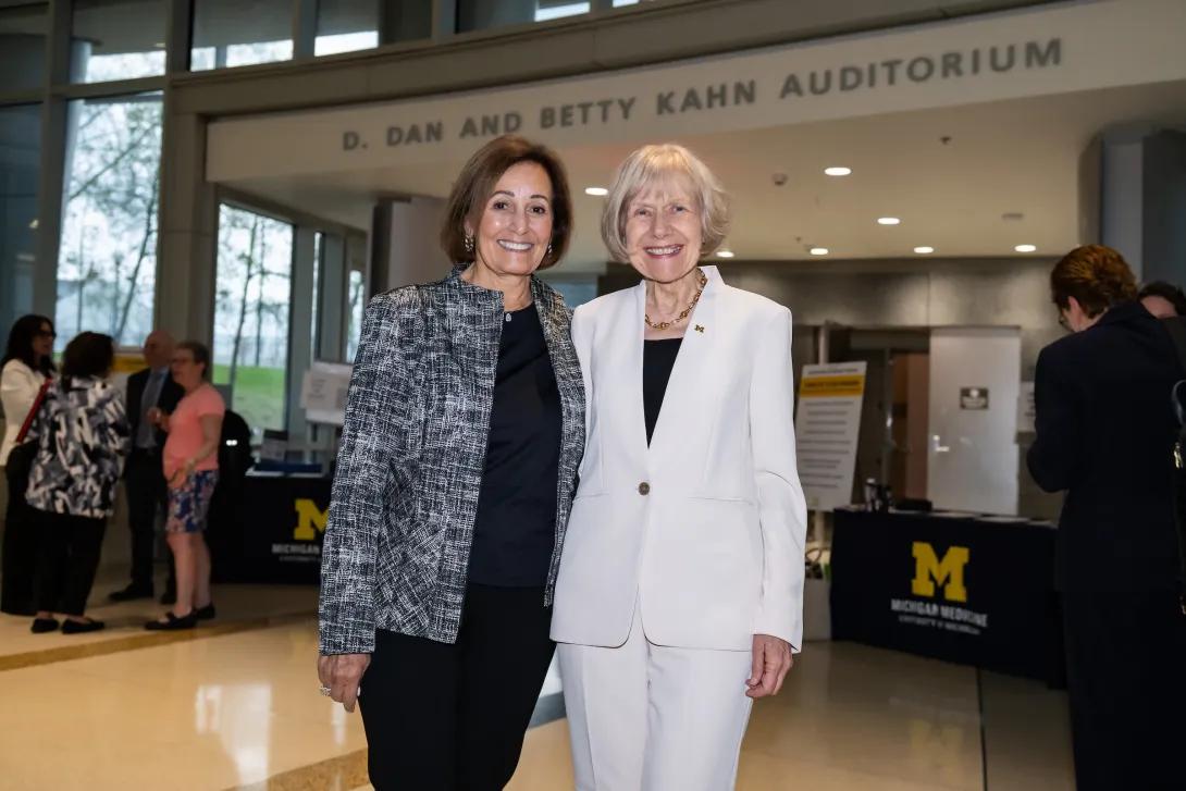 Andi Wolfe and Eva Feldman at Women Shaping the Future of Health & Science