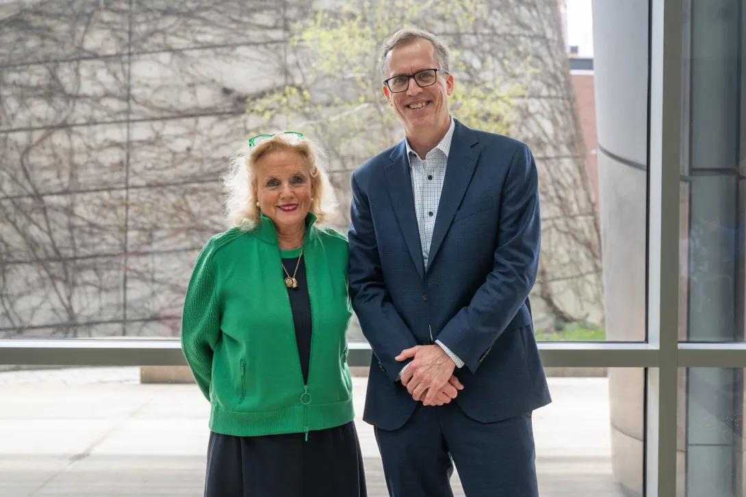 U.S. Rep. Debbie Dingell and Dr. David Miller at Women Shaping the Future of Health & Science