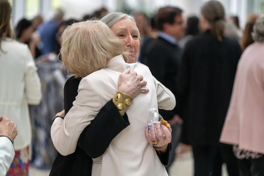 Eva Feldman and Edie Briskin at Women Shaping the Future of Health & Science