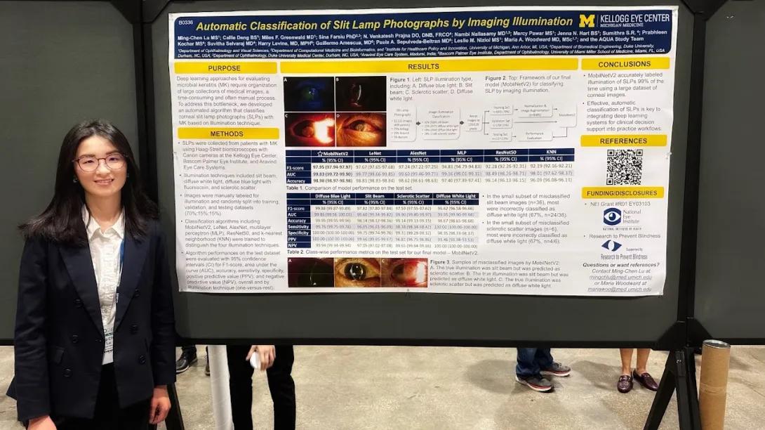 Amy Lu Presenting at ARVO 2023